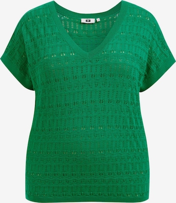 WE Fashion Pullover i grøn: forside