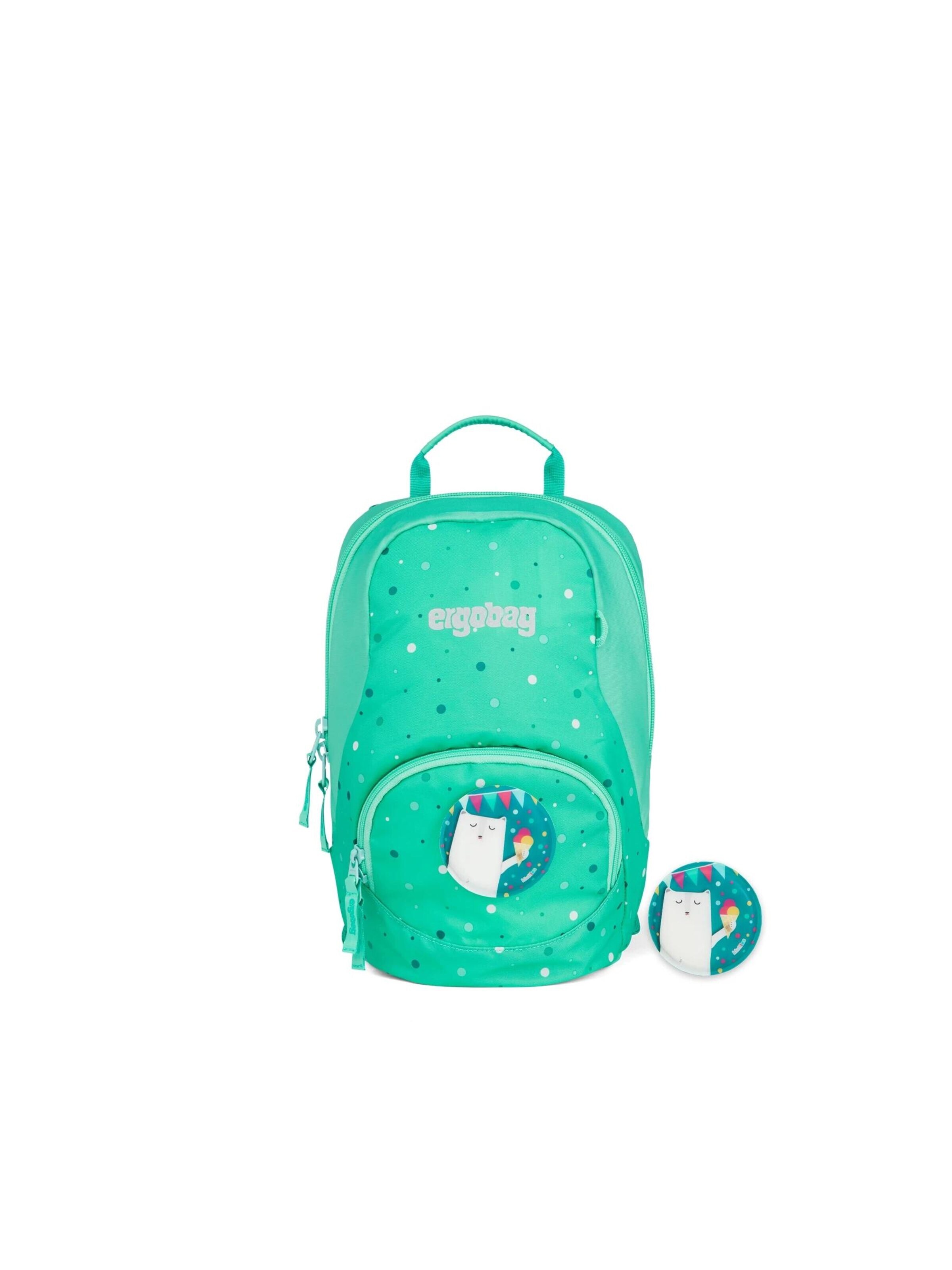 ergobag Backpack 'Kinderrucksack Ease Small' in Green: front
