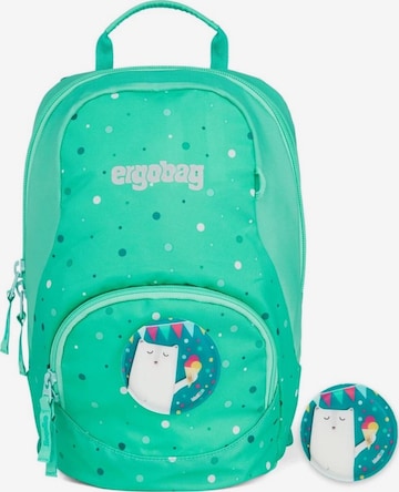 ergobag Backpack 'Kinderrucksack Ease Small' in Green: front