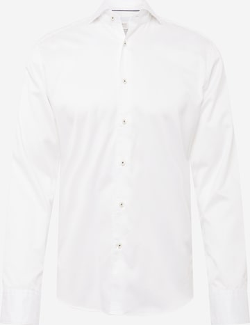 ETERNA - Ajuste estrecho Camisa de negocios en blanco: frente