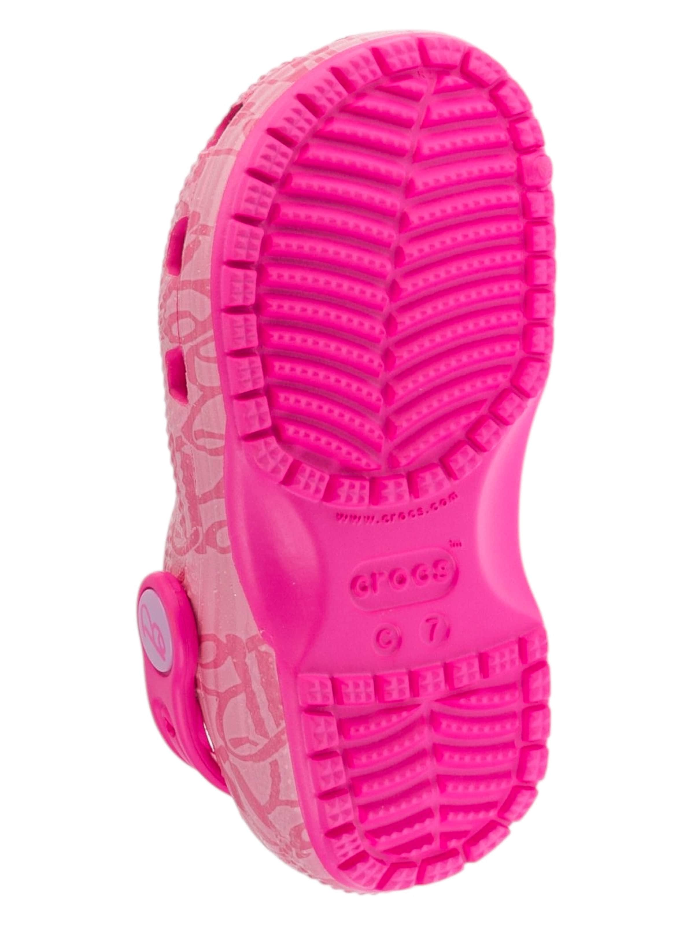 Crocs Sandal 'Crocs Classic Mattel Pink Barbie Clog T K' in Pink