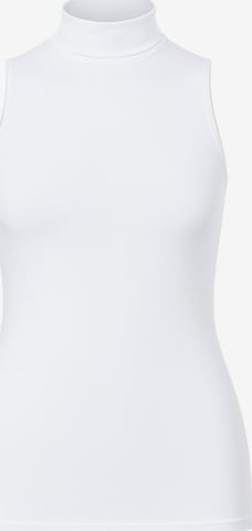 Top 'MODALINE' di fashionshowcase in bianco: frontale