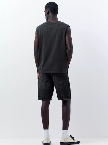 Pull&Bear Normalny krój Jeansy w kolorze czarny