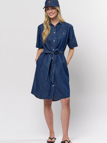 Robe ' Merry reg ' U.S. POLO ASSN. en bleu : devant