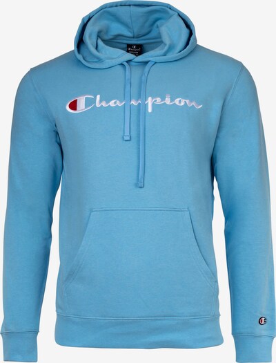 Champion Authentic Athletic Apparel Sweatshirt in hellblau / dunkelblau / rot / weiß, Produktansicht