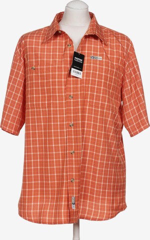 SALEWA Button Up Shirt in M-L in Orange: front