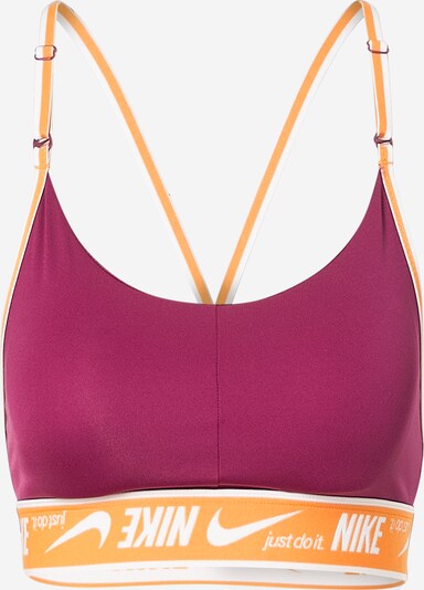 NIKE Športová podprsenka - oranžová / červeno-fialová / biela, Produkt