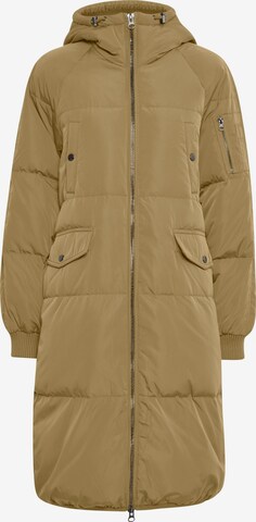 ICHI Winter Coat 'BUNALA' in Bronze: front