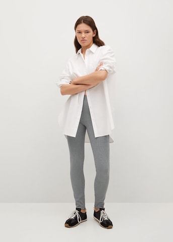 MANGO Skinny Leggings 'Basico' in Grau