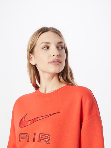 sarkans Nike Sportswear Sportisks džemperis 'Air'