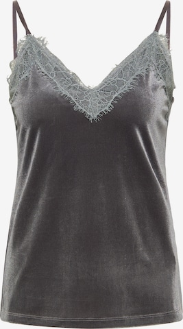 faina Top in Grey: front