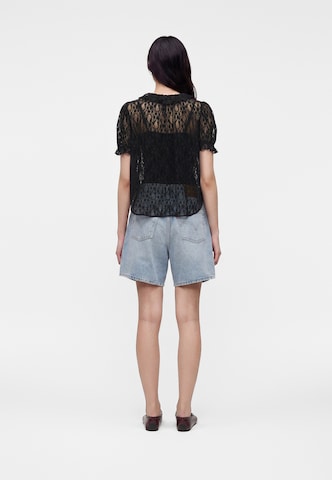 GAP Bluse in Schwarz