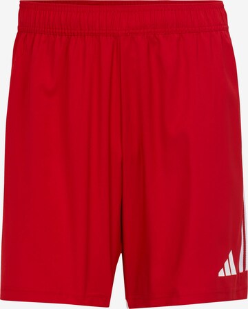 ADIDAS PERFORMANCE Loose fit Workout Pants 'Tiro 23' in Red: front