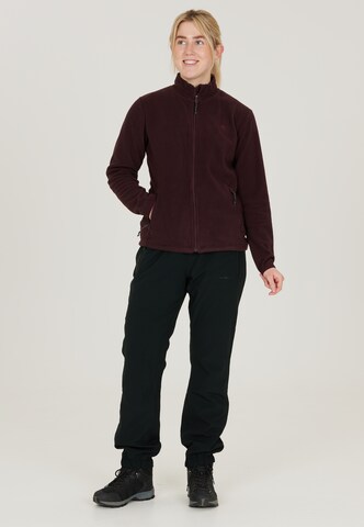 Whistler Athletic Fleece Jacket 'Cocoon' in Red