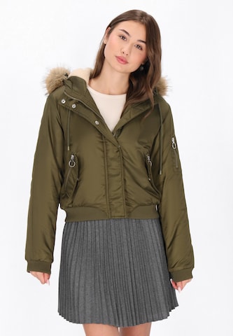 MYMO Winterjas in Groen: voorkant