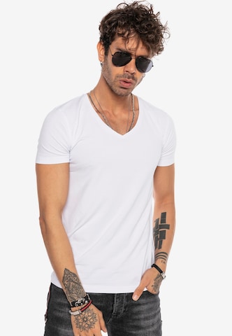 Redbridge T-Shirt 'Fullerton' in Weiß: predná strana