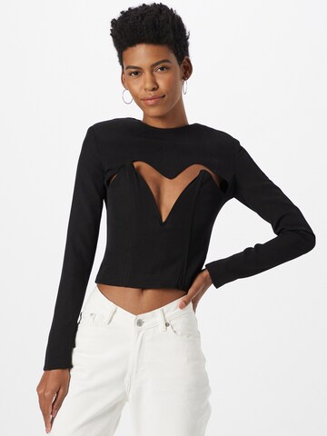 Misspap Bluza | črna barva: sprednja stran