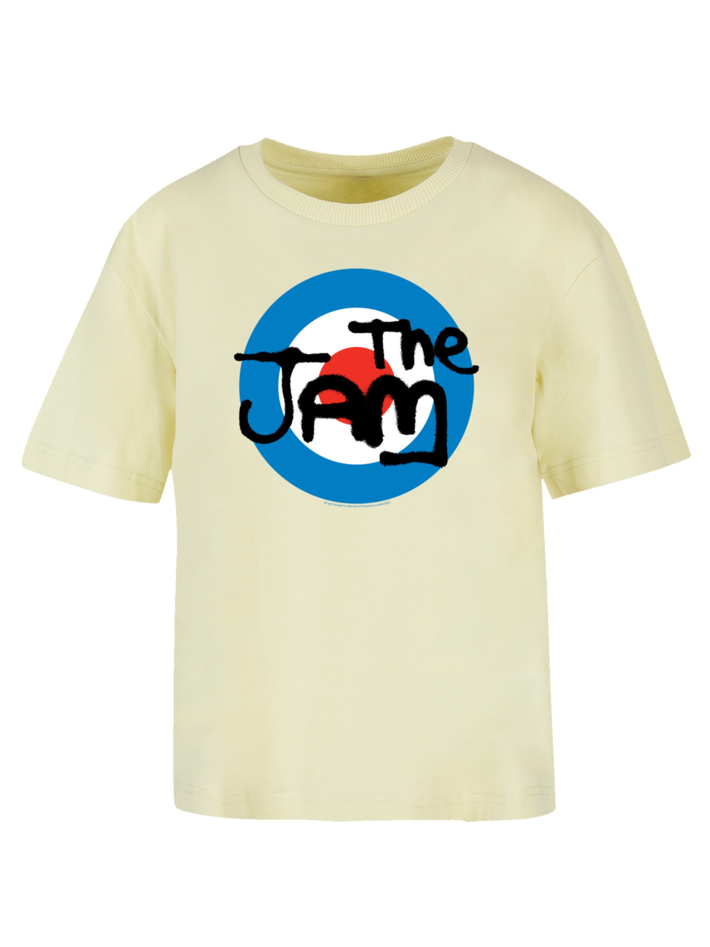 T-shirt 'The Jam' F4NT4STIC en jaune : devant