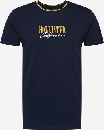 HOLLISTER T-shirt 'VARSITY MAR' i blå: framsida