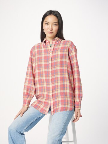 Polo Ralph Lauren Blouse in Rood: voorkant