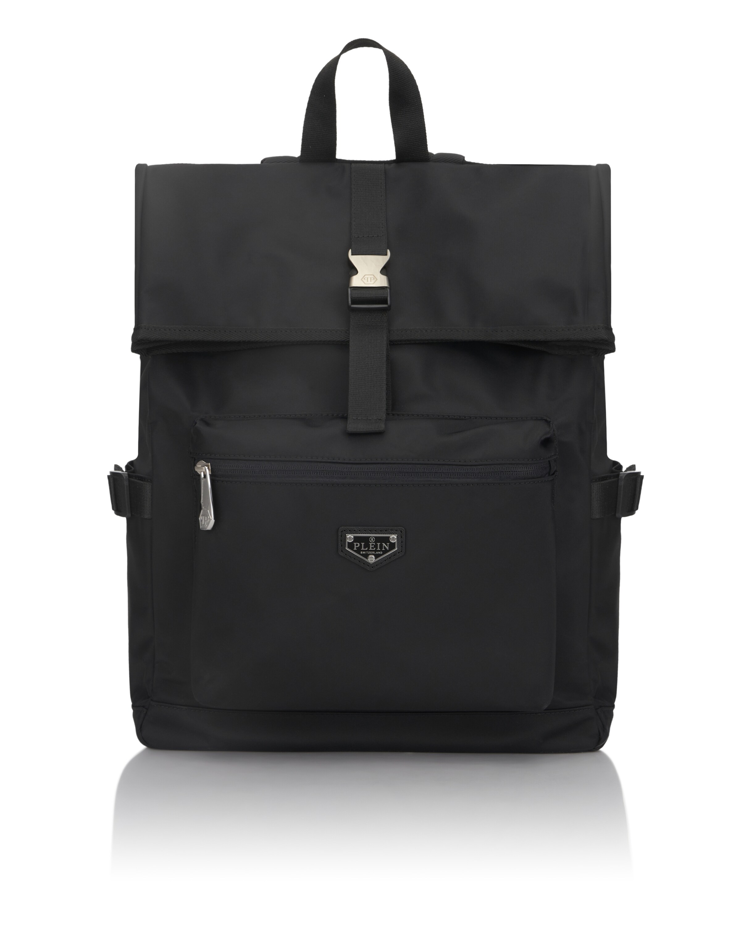 Philipp Plein Rucksack in Schwarz: Vorderseite