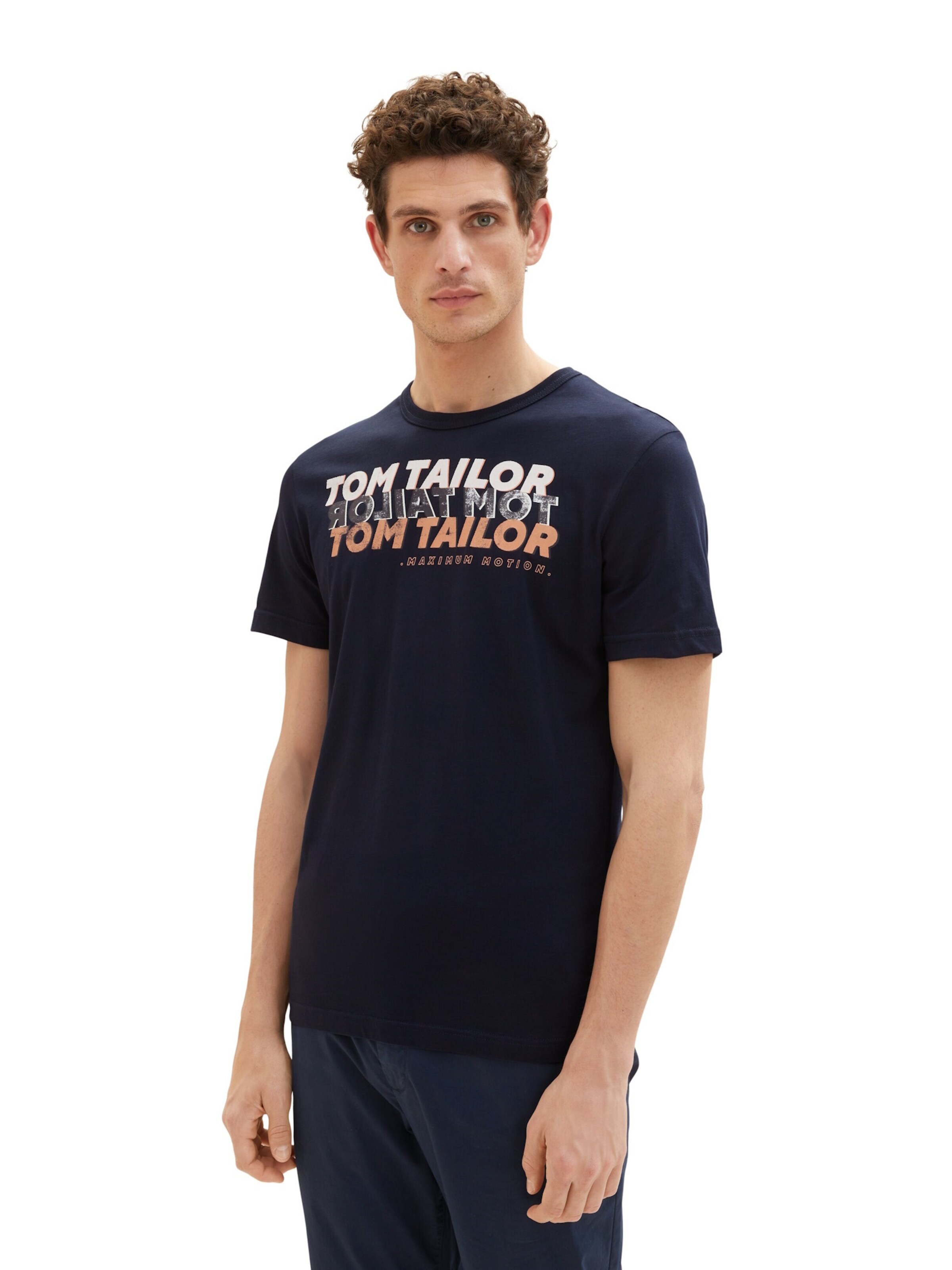TOM TAILOR - Camisa em azul: frente