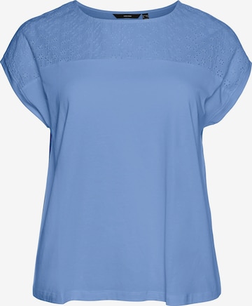 Vero Moda Curve Shirts 'VMCKAYA' i blå: forside