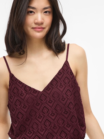 VILA Top 'VINusa' in Red