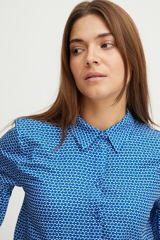 PULZ Jeans Blouse 'Savino' in Blue