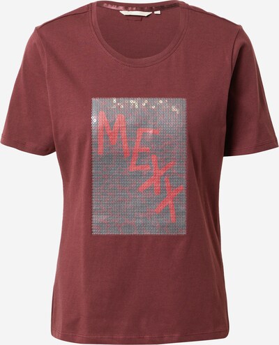 MEXX Shirt in de kleur Grijs / Bordeaux / Watermeloen rood, Productweergave