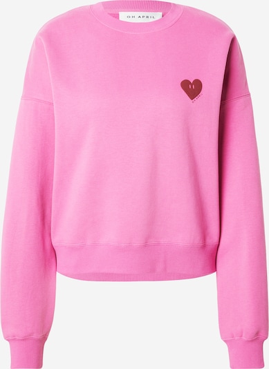 OH APRIL Sweater majica 'Nina' u roza / bordo, Pregled proizvoda