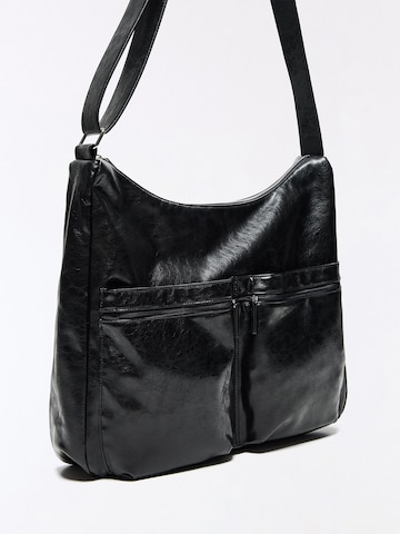 Messenger Bershka en noir