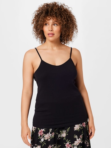 ONLY Carmakoma Top in Black: front