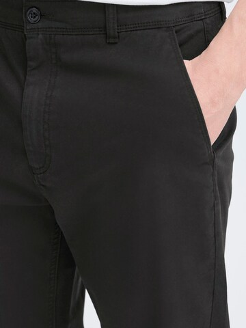 Kronstadt - regular Pantalón chino ' KSCummings ' en negro