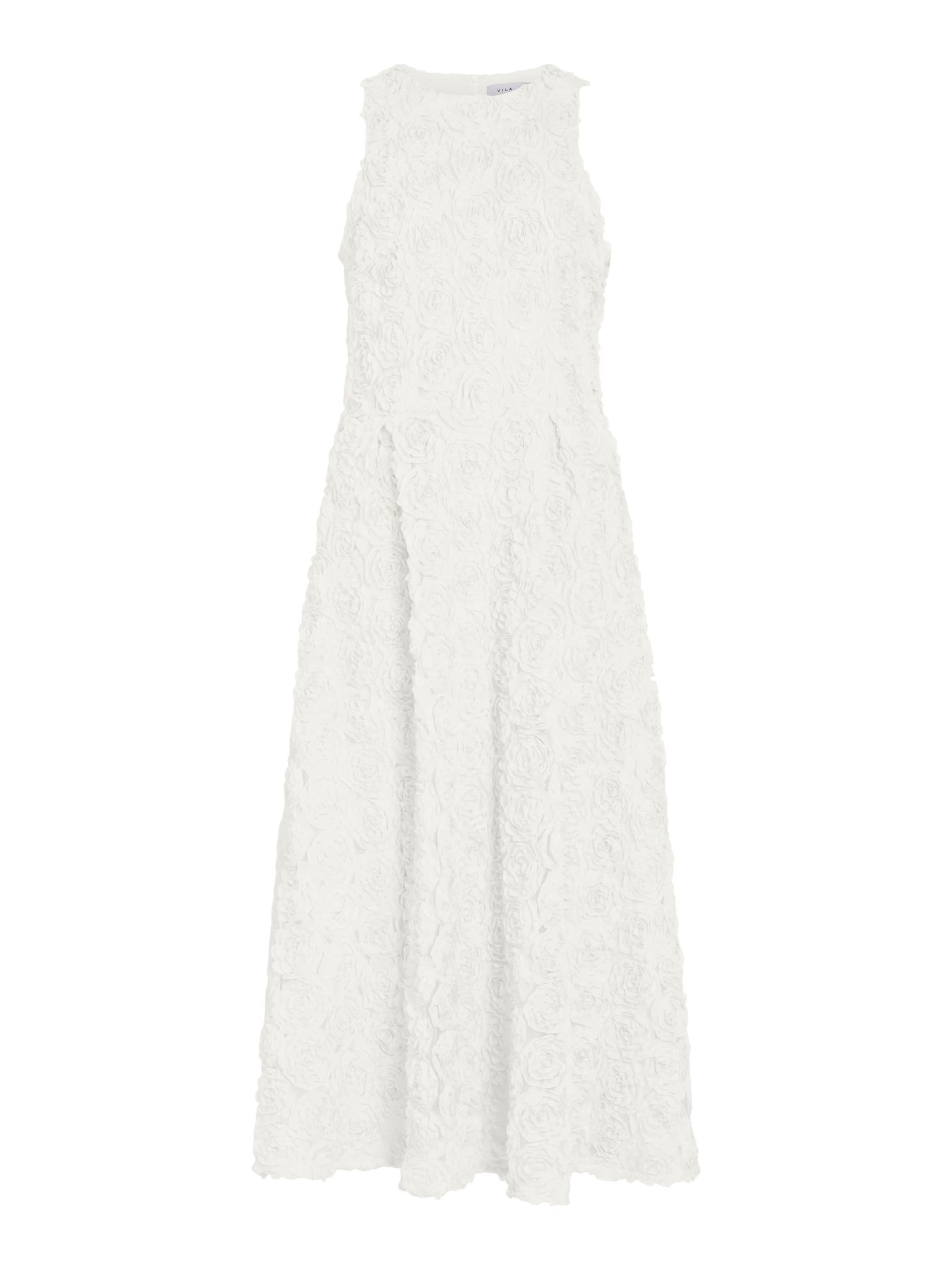 VILA - Vestido en blanco: frente