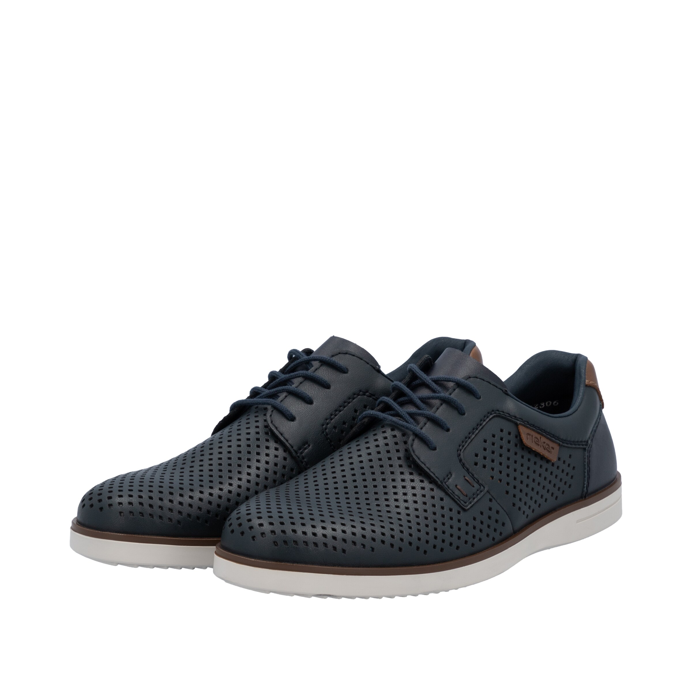 Rieker Lace-Up Shoes in Blue