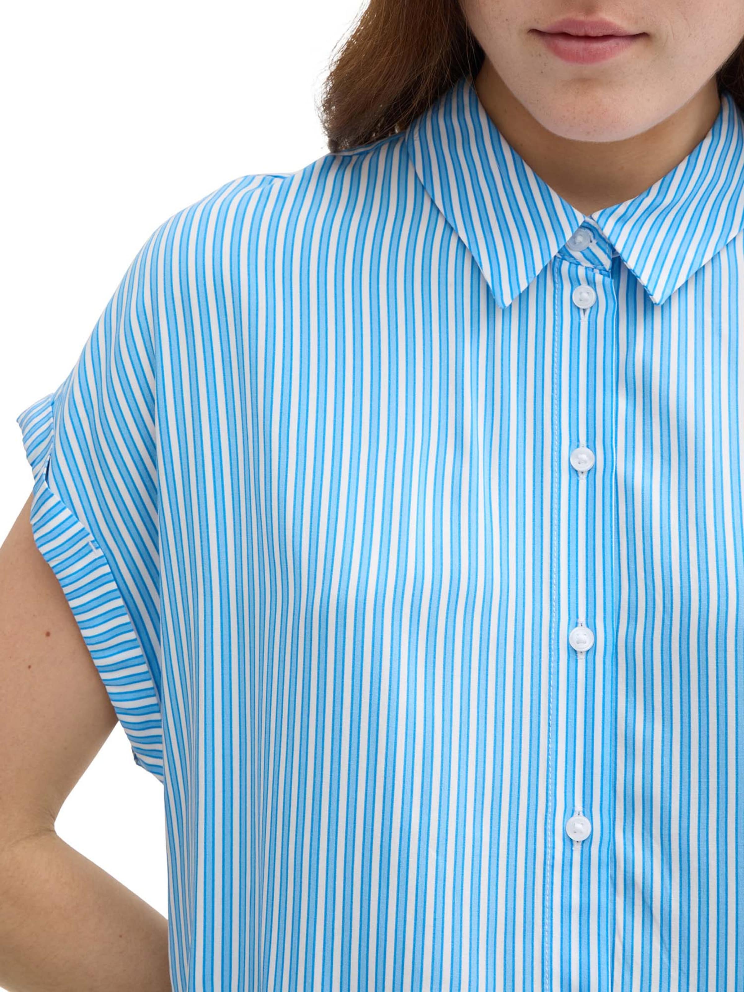 TOM TAILOR DENIM Blúzka - Modrá