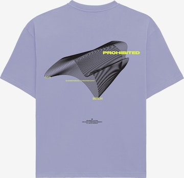 T-Shirt Prohibited en violet