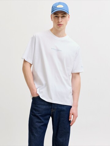 T-Shirt 'JORHyeres' JACK & JONES en blanc