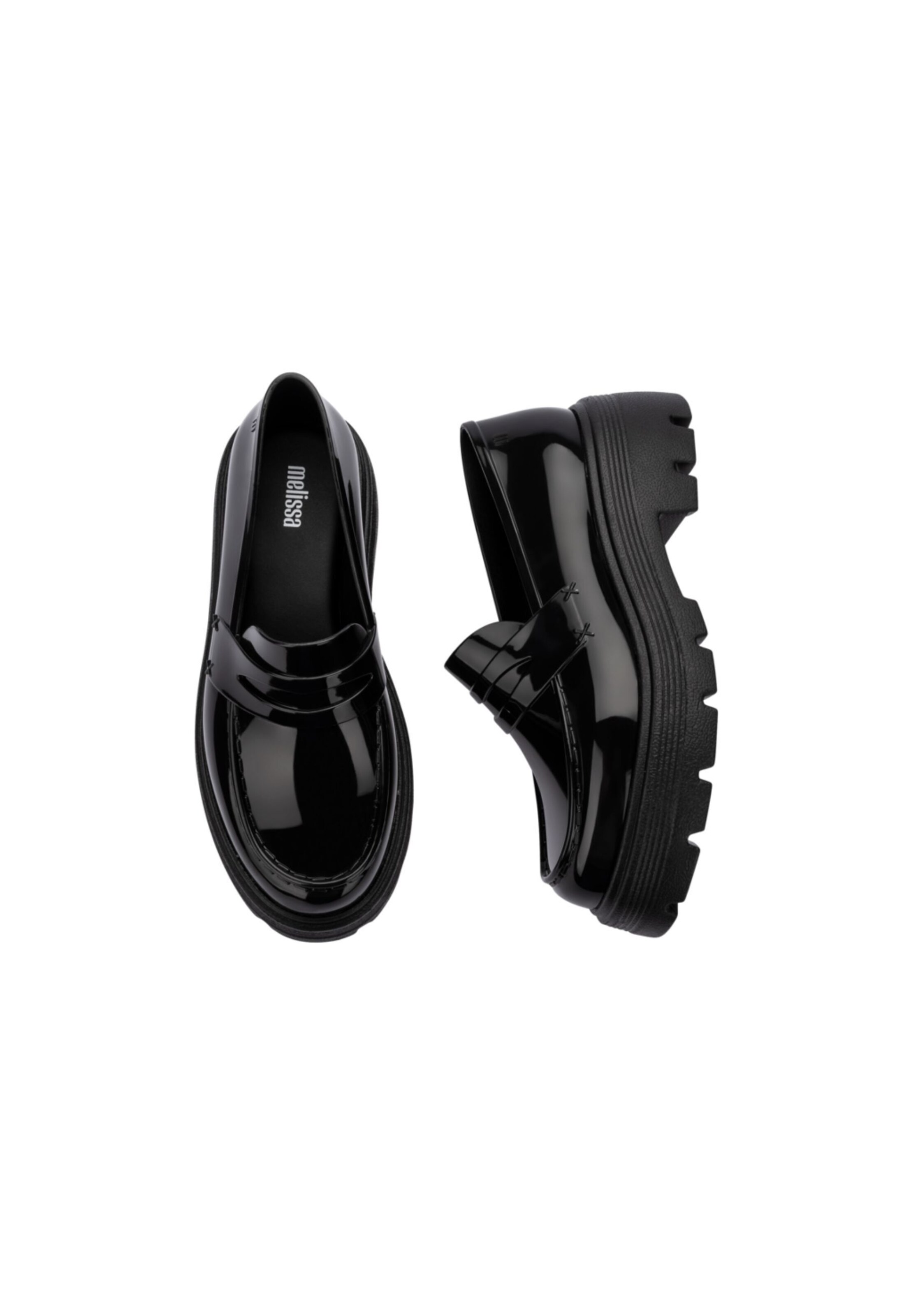 MELISSA Moccasins in Black