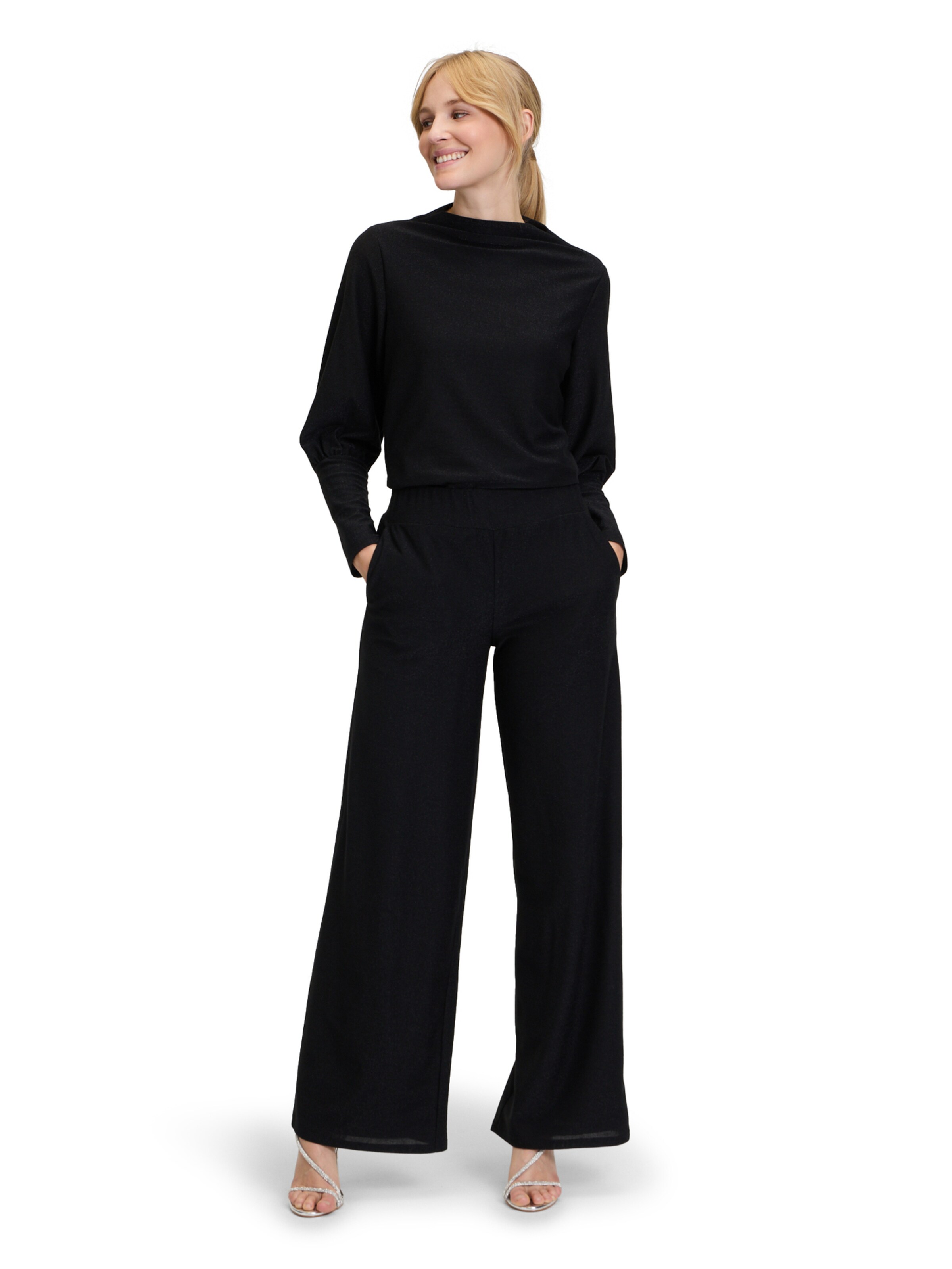 Vera Mont Regular Broek in Zwart