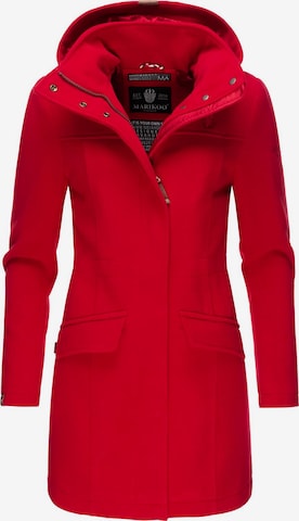 MARIKOO Winter Coat in Red: front