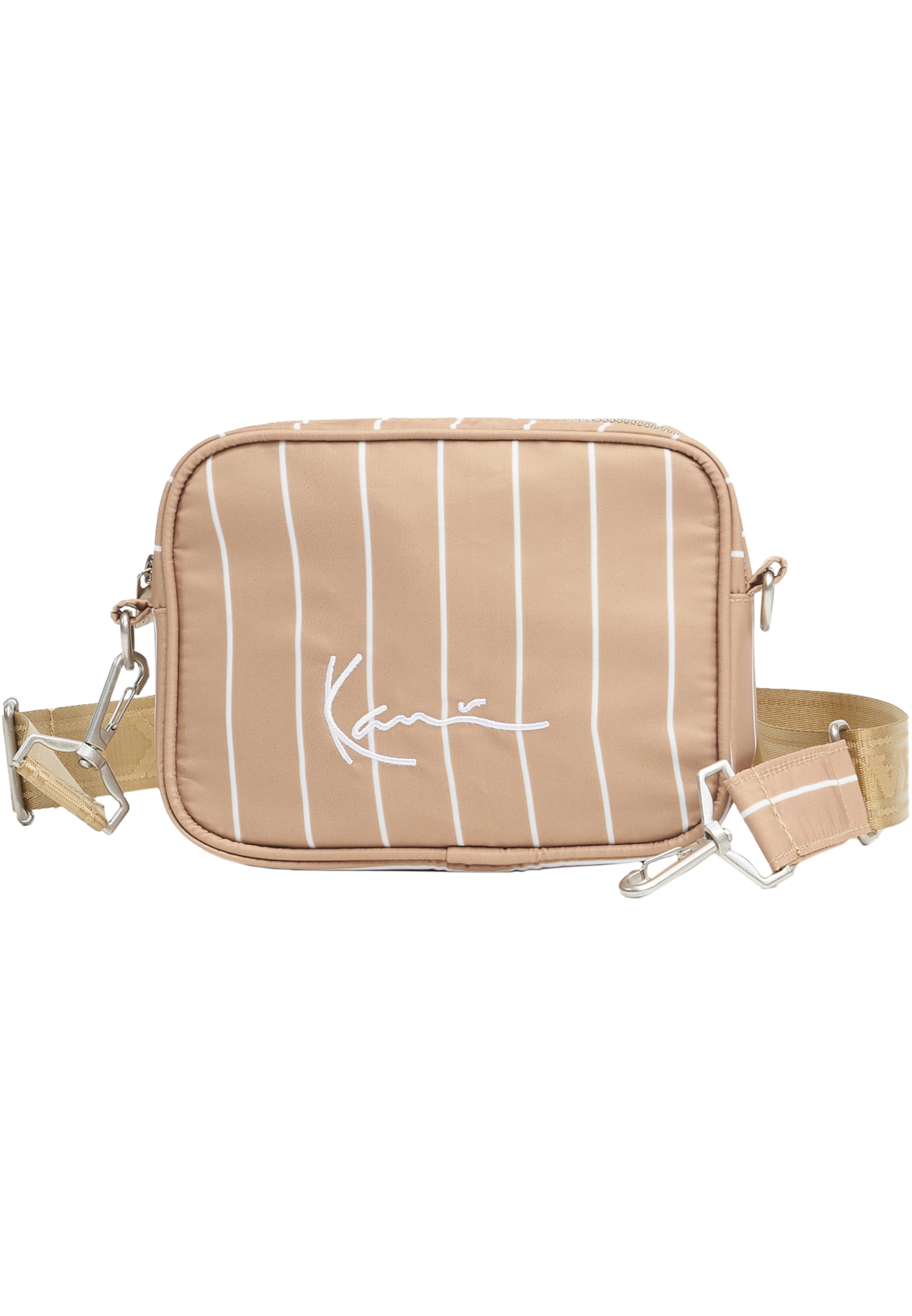 Karl Kani Tasche in Beige: Vorderseite