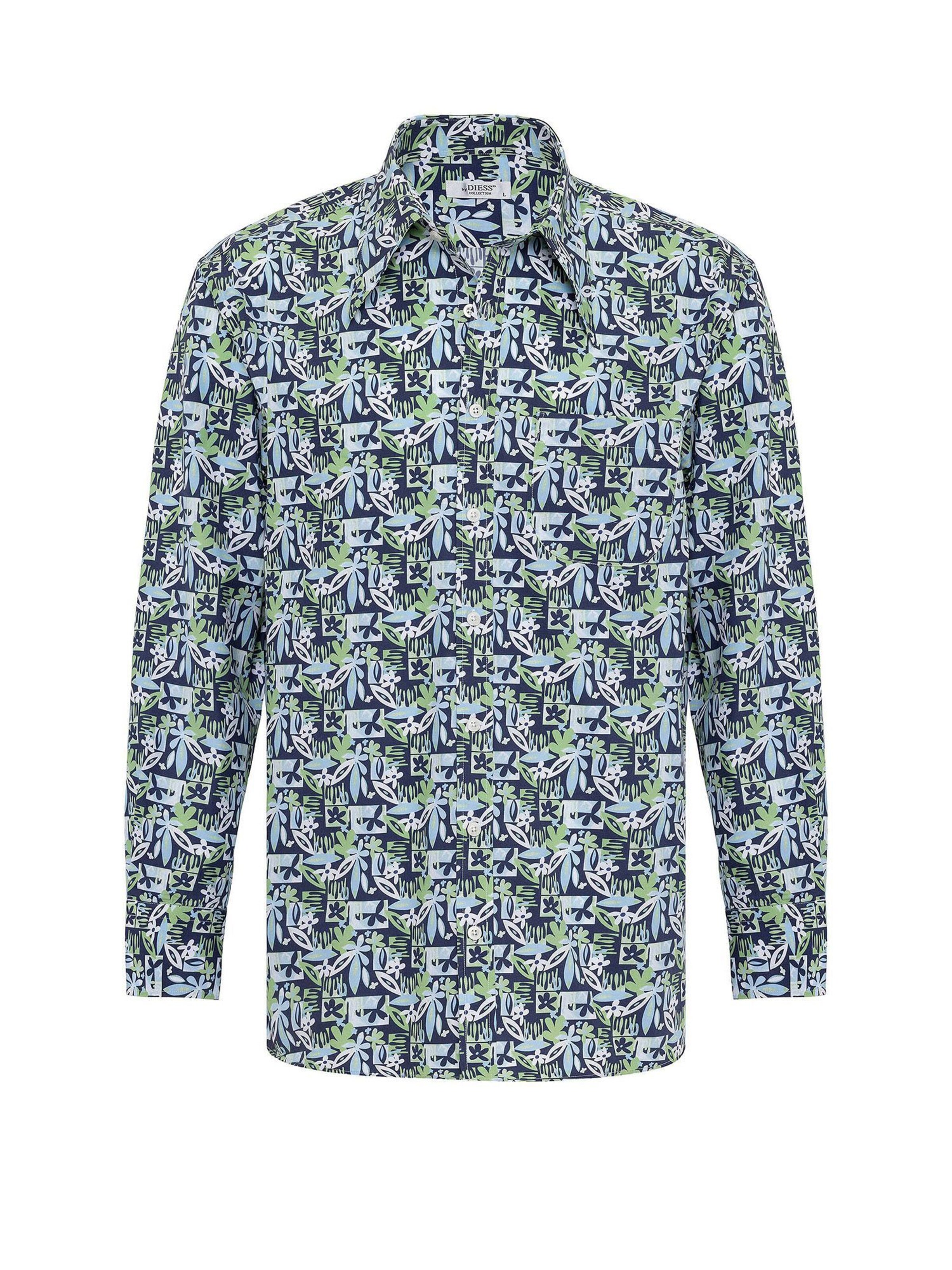 By Diess Collection Средняя посадка Рубашка в Синий: спереди