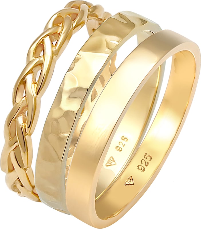 ELLI Ring 'Organic' in Gold