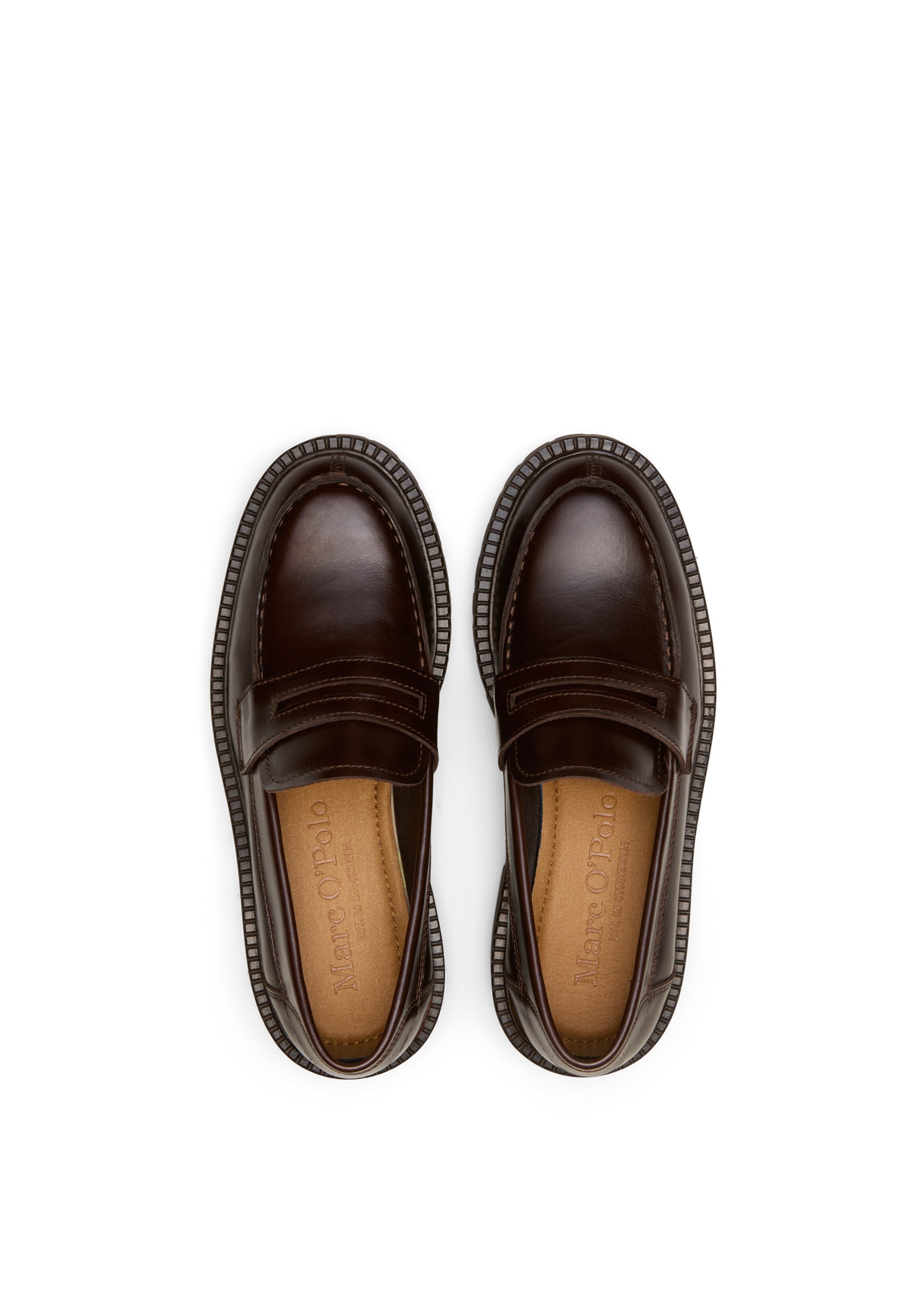 Marc O'Polo Classic Flats in Brown