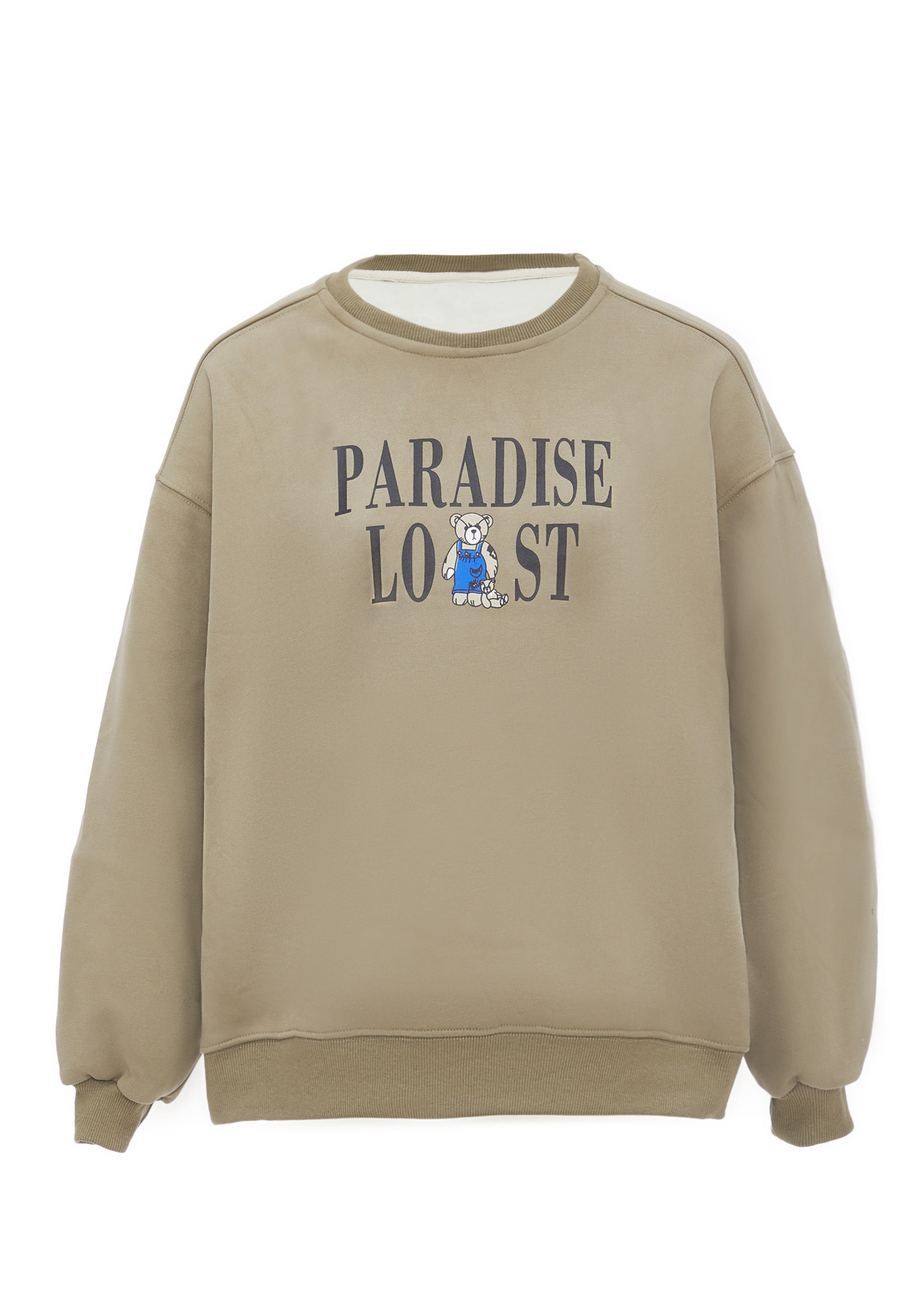 HOMEBASE Μπλούζα φούτερ σε πράσινο: μπροστά