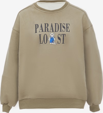 HOMEBASE Sweater majica u plava / maslinasta / crna / bijela, Pregled proizvoda