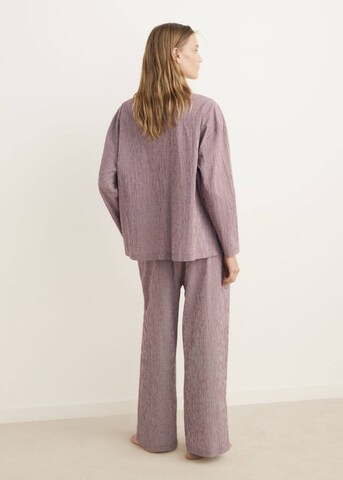 MANGO Pyjama 'Lungo' in Rot