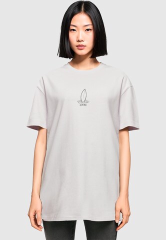 Merchcode T-Shirt 'Summer- Surf Vibes' in Lila: Vorderseite